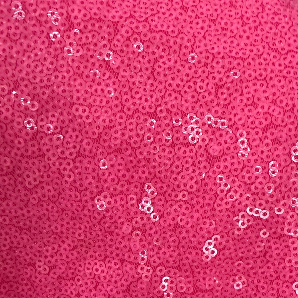 Lilt Hot Pink Sequin Bodice Tulle overlay Dress Sz xl 14/16 - Picture 5 of 6